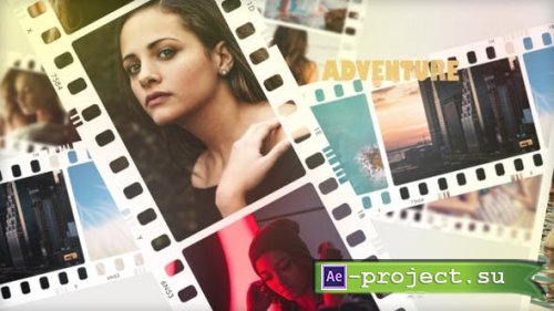 Videohive - FilmStrip Photo Opener - 24703511 - Project for After Effects