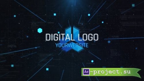 Videohive - Digital Logo Opener - 24802271 - Project for After Effects 
