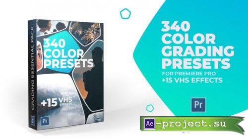 Videohive - 340 Cinematic Color Presets + 15 VHS Video Effects - 24589977 - Premiere Pro Templates