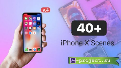 Videohive Phone X - 11 Pro // App Promo Kit V4 20716659  - Project for After Effects
