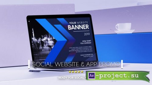 Videohive - Social Website Promo & App Promo - 24852284 - Project for After Effects