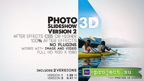 Videohive - Photo Slideshow 3D Version 2 - 20656198 - Project for After Effects