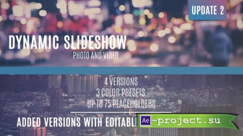 Videohive - Dynamic Slideshow - 11440474 - Project for After Effects 
