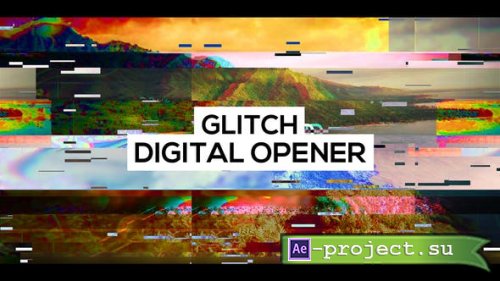 Videohive - Glitch & Digital Opener - 23114788 - Project for After Effects