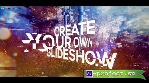 Videohive - Glitch Big Titles Slideshow - 23235187 - Project for After Effects