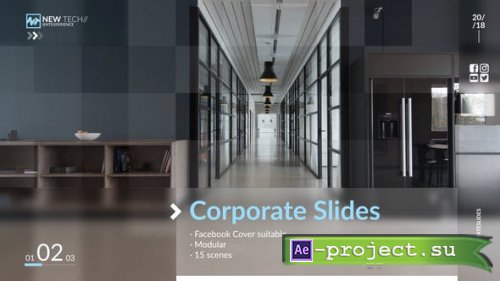 Videohive: Corporate Slides Social Media 22952583 - Project for After Effects