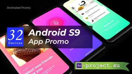 VideoHive: Android App Promo - Phone Mockup 22148990 - Project for After Effects