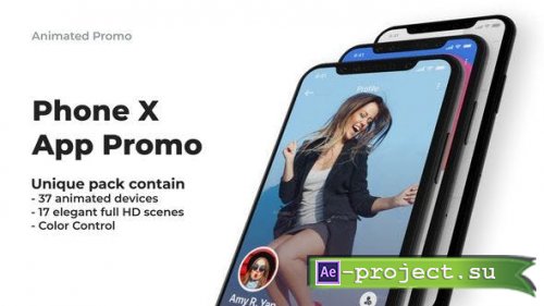 VideoHive: Phone X - App Promo 21943314 - Project for After Effects