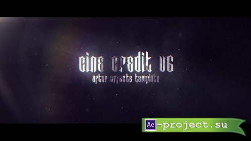 Videohive - Cine Credit V.6 - 24905655 - Project for After Effects