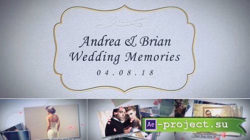 VideoHive: Wedding Memories 22407082 - Project for After Effects
