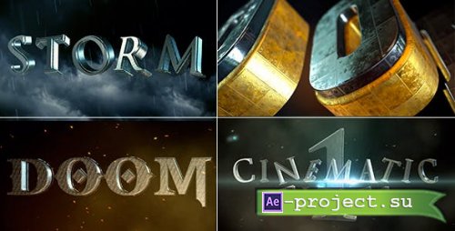 VideoHive: Cinematic Title 1 18272595 - Project for After Effect