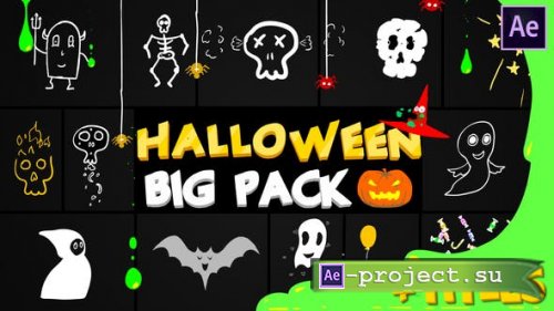 VideoHive: Halloween Party Elements And Titles After Effects 24931338 - Project for After Effects