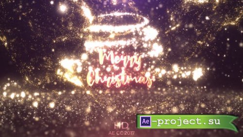 Videohive - Gold Christmas Logo - 24899802 - Project for After Effects