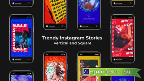 Videohive - Trendy Instagram Stories | Vertical and Square - 24900393