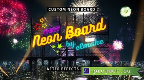 Videohive - Neon Board - 24938870 - Project for After Effects