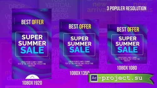 Videohive - Colorful Intragram Stories - 24942273 - Project for After Effects