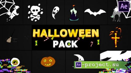 Videohive - Halloween Elements | After Effects - 24943705 - Project for After Effects