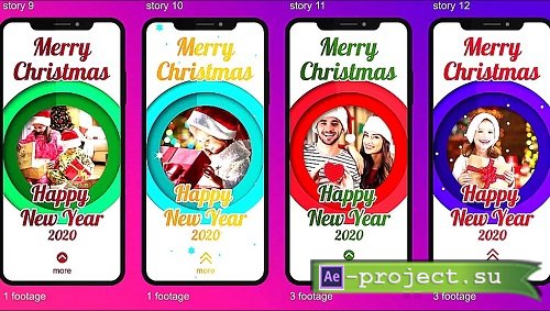 12 Christmas Stories 319978 - After Effects Templates