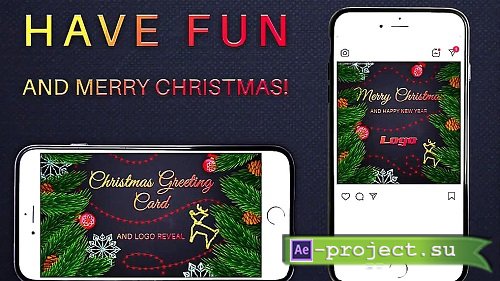 Christmas Greeting Card And Logo Reveal 331598 - After Effects Templates