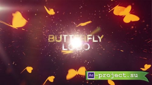 VideoHive: Butterfly Logo Reveal 24971218 - Project for After Effects