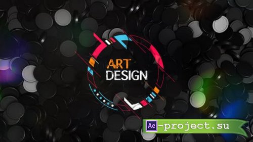 Videohive - Falling Shapes Projection Logo Reveal - 24254260 - Project for After Effects 