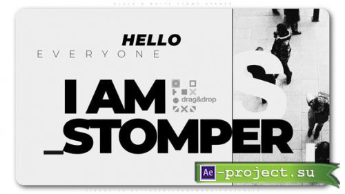 Videohive - Black And White Stomp Opener - 24827541 - Project for After Effects