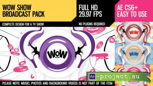 Videohive - WoW Show (Broadcast Pack) - 10582407 - Project for After Effects