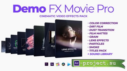 VideoHive: Demo FX Movie Pro cinematic effects 24975954 - Project for After Effects