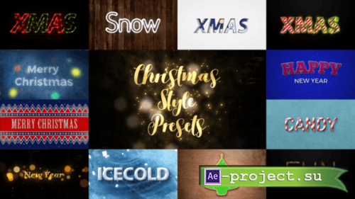 Videohive - Christmas styles - 22868450 - Project for After Effects