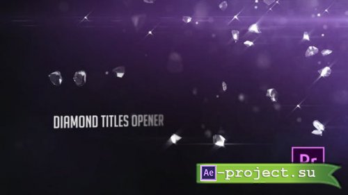 Videohive - Diamonds Particle Opener Titles - 24977529 - Premiere Pro Templates
