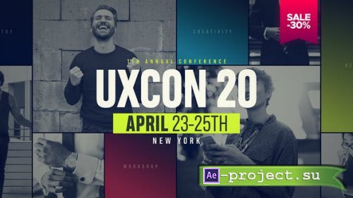 VideoHive: UXConference Event Promo 24917723 - Project for After Effects 