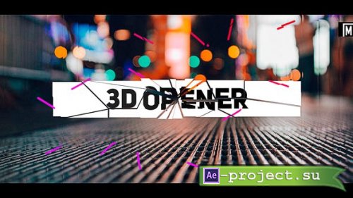 Videohive: Stomp 3D Opener 22505502 - Project for After Effects