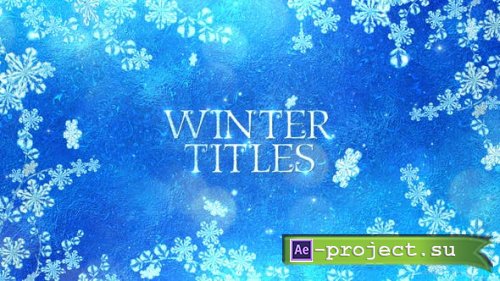 Videohive: Winter Titles 25008630 - Project for After Effects