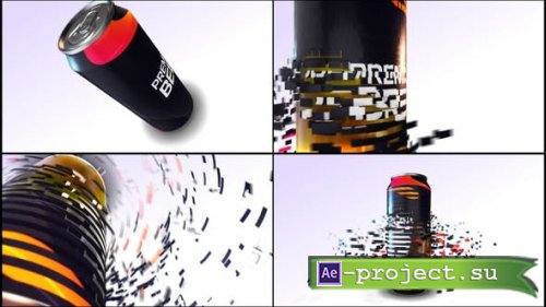 Videohive - E3d Beer Can Commercial - 24662603 - Project for After Effects