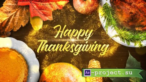 Videohive - Thanksgiving Wishes - 25022400 - Project for After Effects
