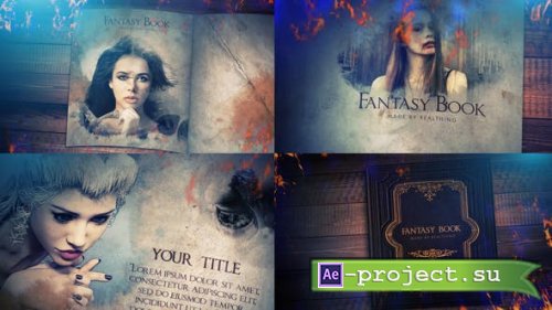 Videohive - Fantasy Book Opener Slideshow 25018309 - Project for After Effects