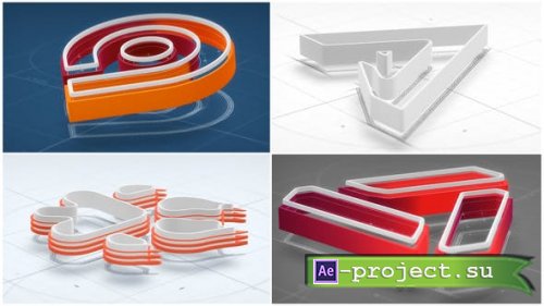 Videohive - Architect Logo Build v3 - 23037638 - Project for After Effects