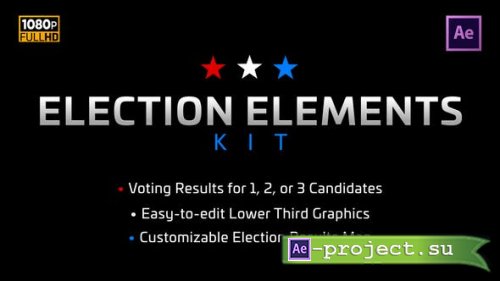 Videohive - Election Elements Kit - 25028594 - Project for After Effects