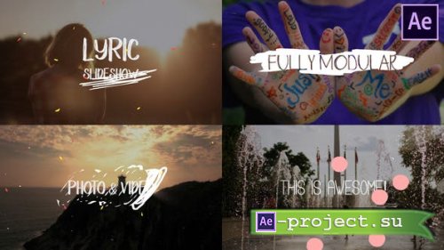 VideoHive: Lyric Slideshow | After Effects 25058839
