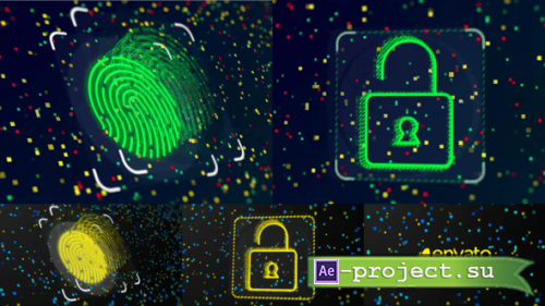 VideoHive: Fingerprint Logo 25053488 - Project for After Effects 