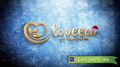 Videohive: Christmas Gold Logo 22813296 - Project for After Effects 
