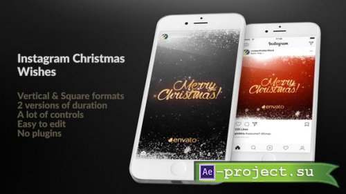Videohive: Instagram Christmas Wishes 22809980 - Project for After Effects 