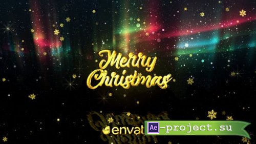 Videohive - Christmas Aurora Lights Greetings - 25062855 - Project for After Effects 