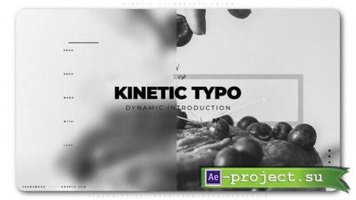 VideoHive: Kinetic Typography Intro 25081072 - Project for After Effects