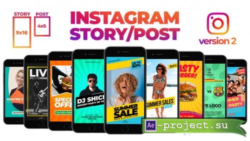 Videohive - Fresh Instagram Stories V.2 - 24259724 - Project for After Effects