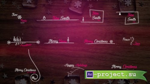 Videohive - Christmas Titles - 23059939 - Project for After Effects