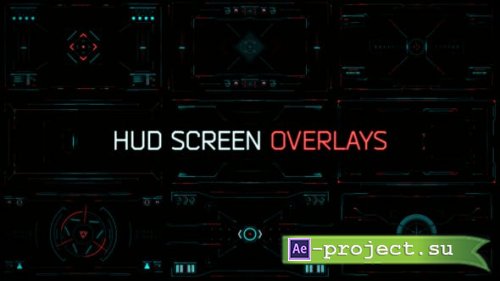Videohive - HUD Screen Overlays - 23157062 - Project for After Effects 