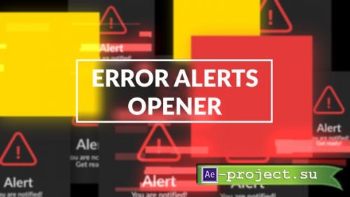 Videohive - Error Messages Glitch Opener - 25037052 - Project for After Effects