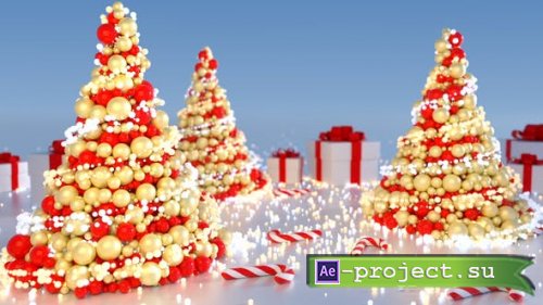 Videohive - Abstract Christmas Tree (5 versions) - 21023603 - Project for After Effects