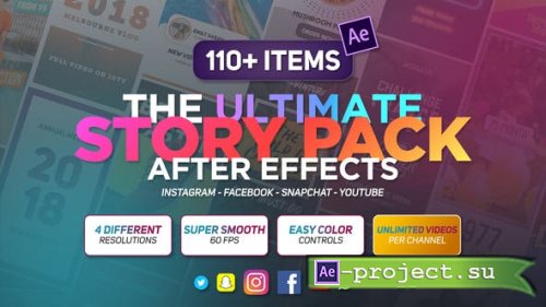 Videohive - The Ultimate Story Pack - AfterEffects ( Last Update 28 October 19 ) - 23087236 - Project for After Effects